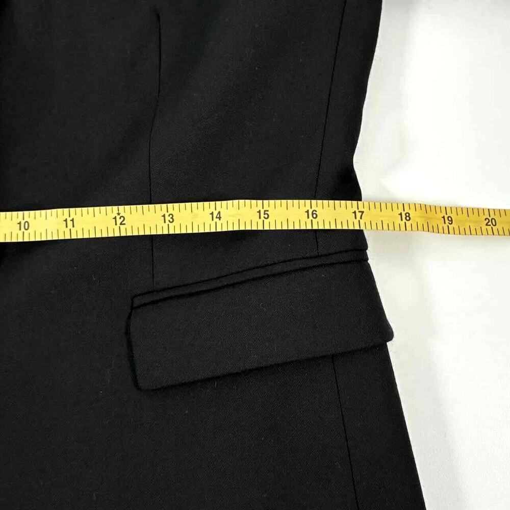 J. Crew Women's Black Wool Blend Original Schoolboy Blazer - Size 8 - Picture 5 of 10
